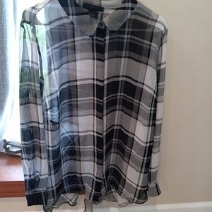 Lane Bryant button down long sleeve shirt